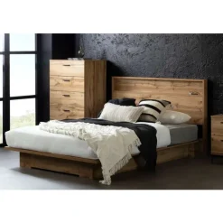 Full/Queen Bed with 1-Drawer Storage and Headboard (54