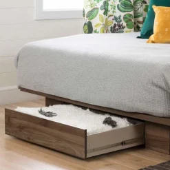 Full/Queen Platform Bed with 1-Drawer Storage (54