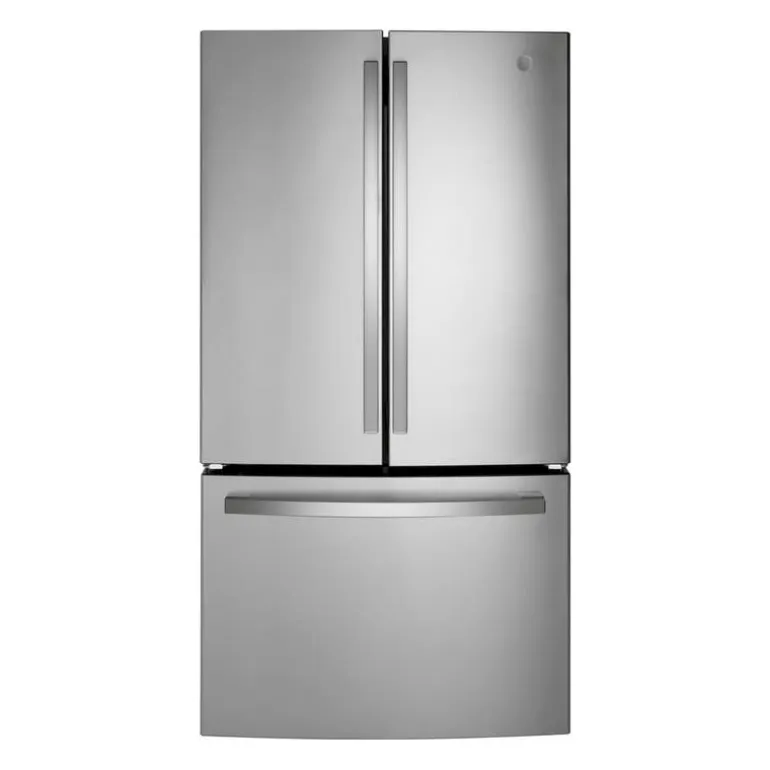 GE 21,9 Cu Ft 36 In Refrigerator Stainless Steel Bottom Freezer, French door - GWE22JYMFS