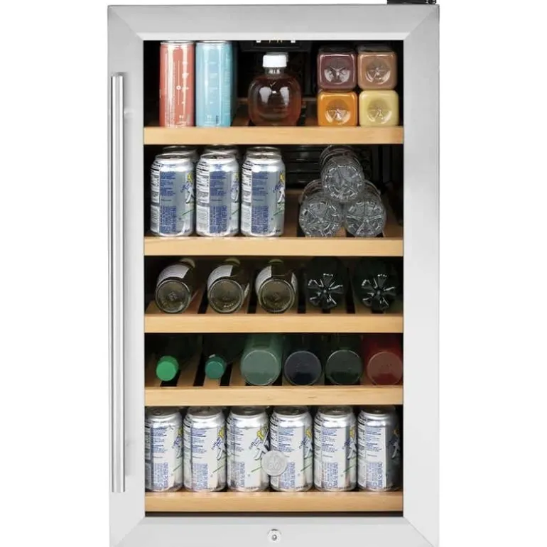 GE 4.1 Cu Ft Beverage Centre Stainless Steel 19" - GVS04BQNSS