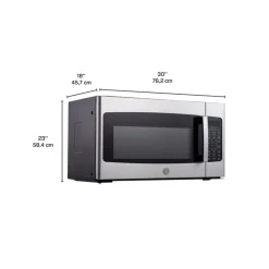 GE 1,8 cu ft microwave/Hood Stainless Steel  30