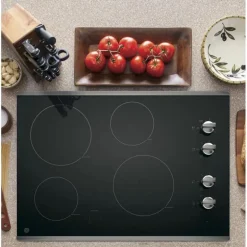 GE Cooktop Glass-Ceramic Black 30"    Black - JP3030SWSS
