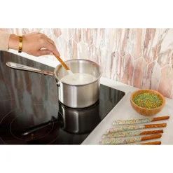 GE Cooktop Glass-Ceramic Stainless Steel 30" Electric   Stainless Steel - JEP5030STSS