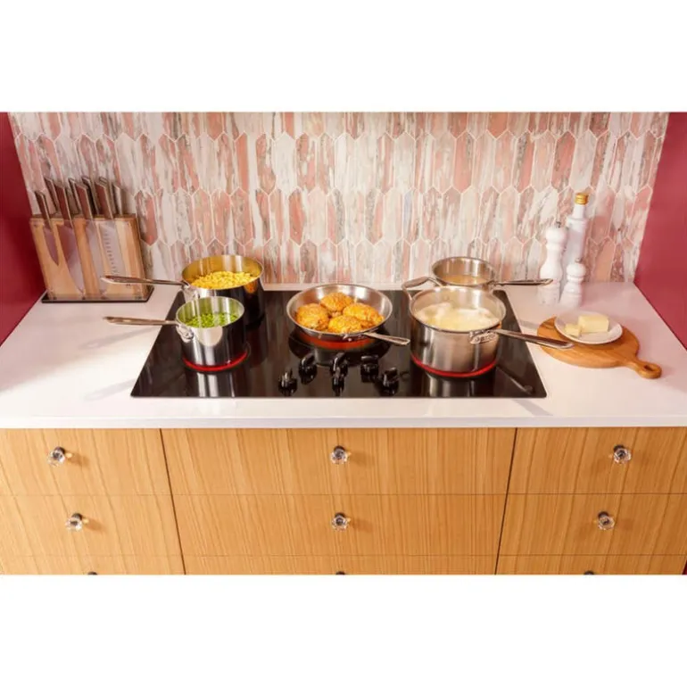 GE Cooktop Glass-Ceramic Stainless Steel 30" Electric Stainless Steel - JEP5030STSS