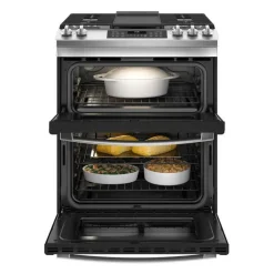 GE Double Oven Range Stainless Steel 30