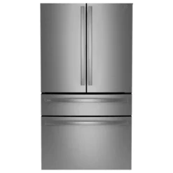 GE Profile 28,7 Cu Ft 36 In Refrigerator Stainless Steel Bottom Freezer, French door - PGE29BYTFS