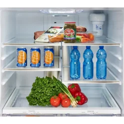GE Profile 20.8 Cu Ft 30 In Refrigerator Slate Bottom Freezer, French door - PNE21NMLKES