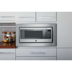 GE Profile 1.1 Cu Ft Microwave Stainless Steel  24