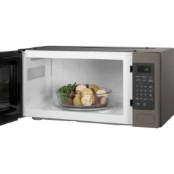 GE Profile 1.1 Cu Ft Microwave Slate  24" PEM10SLFC