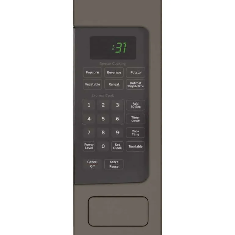 GE Profile 1.1 Cu Ft Microwave Slate 24" PEM10SLFC
