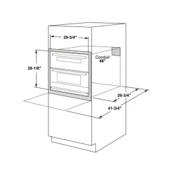 GE Profile Built-In Wall Oven Stainless Steel  30