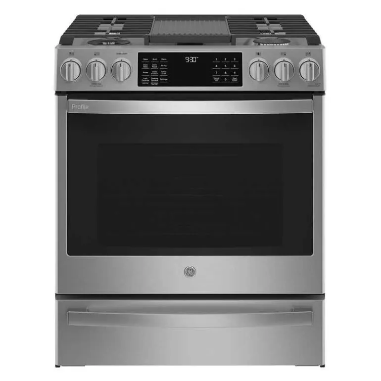 GE Profile Range Stainless Steel 30" Dual Energy Gas - PC2S930YPFS