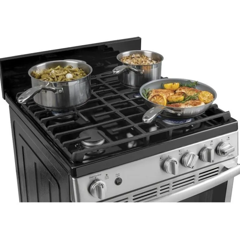 GE Range Stainless Steel 24" Gaz Gas - JCGAS640RMSS