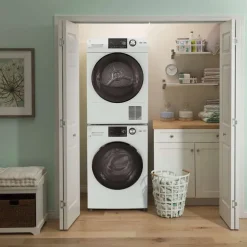 GE Washer & Dryer KIt, White, Front-Load - GFW-GFD14