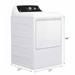 GE Washer & Dryer Kit, White, Top-Load - GTW-GTX34