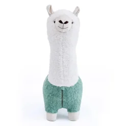 Green Llama-Shaped Kids Pouf – 28.3