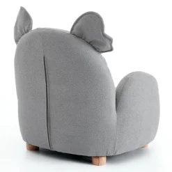 Grey Koala-Shaped Kids Armchair – 22.8