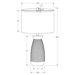27"H Ceramic Table Lamp