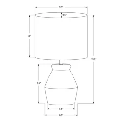 17"H Ceramic Table Lamp