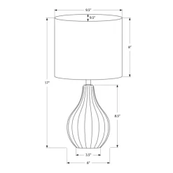 17"H Ceramic Table Lamp