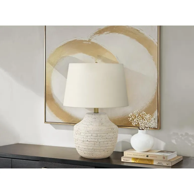20"H Concrete Table Lamp