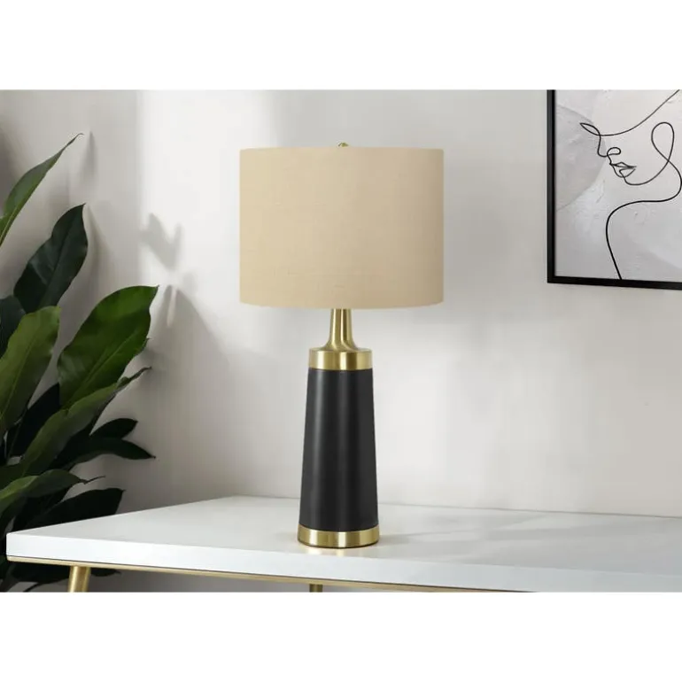 28"H Metal Table Lamp