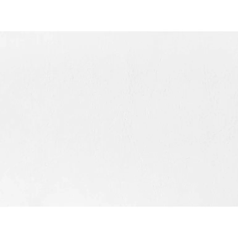 Headboard - queen size - button tufted / upholstered panel - white leather-lo - Monarch