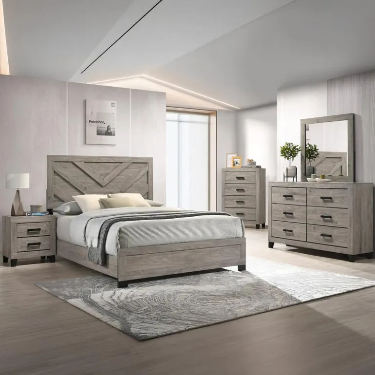 King Bed with Headboard (78")