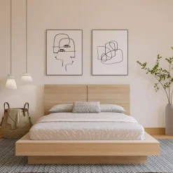King Bed with Headboard (78
