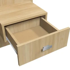 King Bed with Wall Units and Nightstands (78