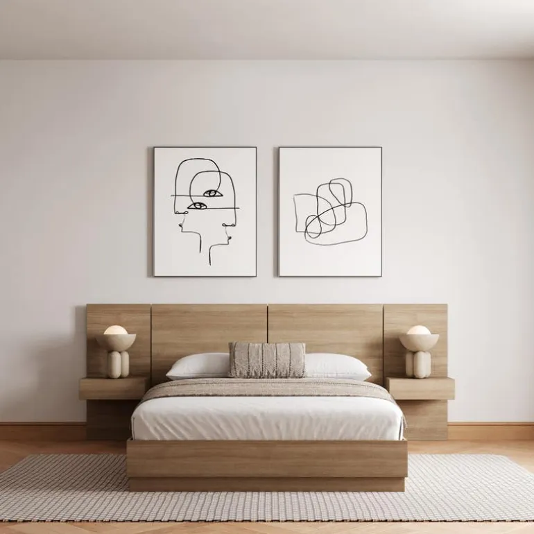 King Bedroom Set (78") - 4pcs - Nexera