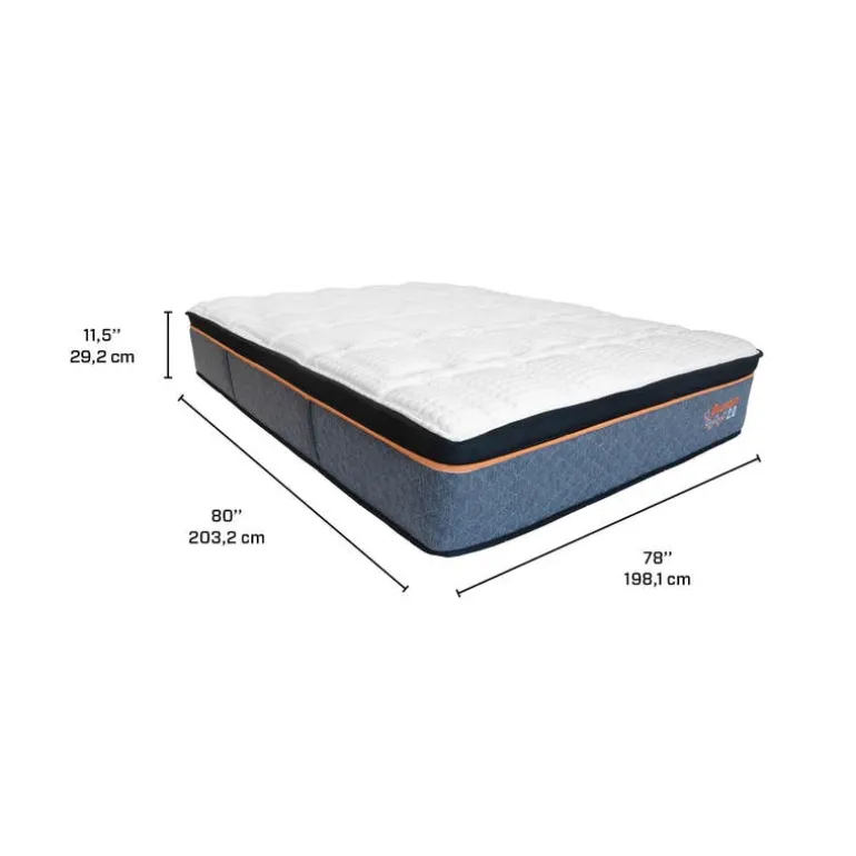 King Medium-FirmMattress-in-a-Box with Pocket Coils - 78"
