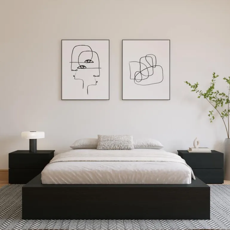 King Platform Bed (78") - Nexera