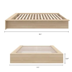 King Platform Bed (78