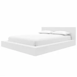 King Platform Bed with Headboard (78") - Nexera