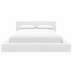 King Platform Bed with Headboard (78