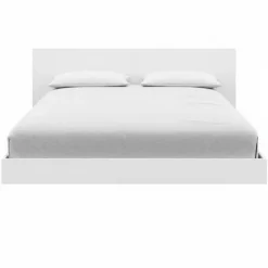 King Platform Bed with Headboard (78