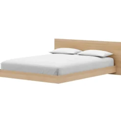 King Platform Bed with Headboard (78