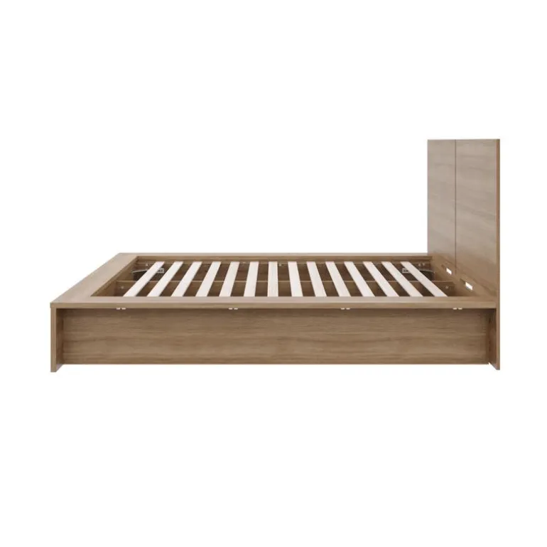 King Platform Bed with Headboard (78") - Nexera