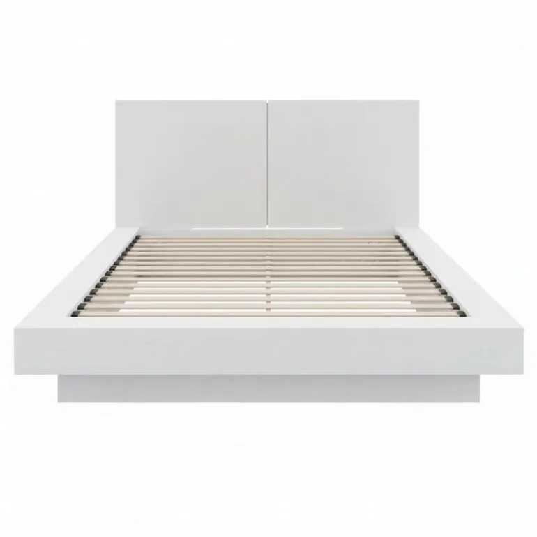 King Platform Bed with Headboard (78") - Nexera