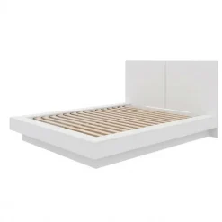 King Platform Bed with Headboard (78