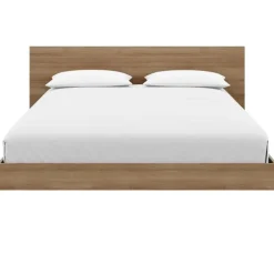 King Platform Bed with Headboard (78") - Nexera