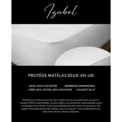 King Reversible Waterproof Mattress Protector