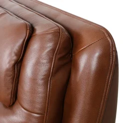 Leather Power Sectional with Massage, Heat and Audio Console - 6 pcs