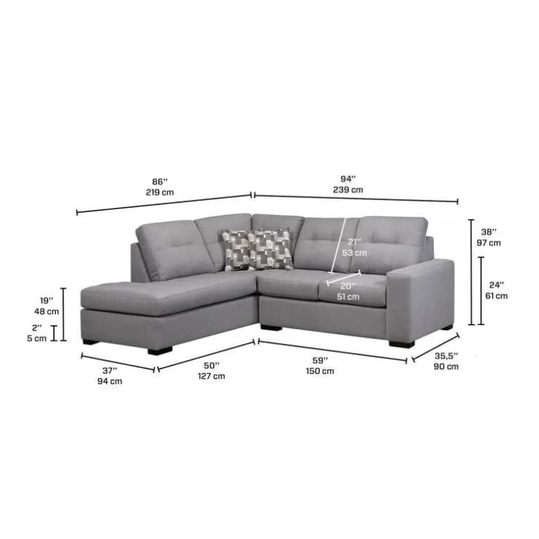 Left Facing Sectional