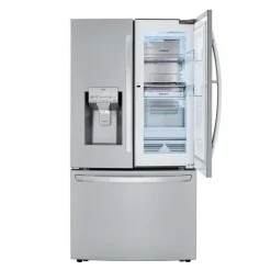 LG 36 in 30 Cu ft Refrigerator Stainless Steel Bottom Freezer, French door - LRFDS3016S