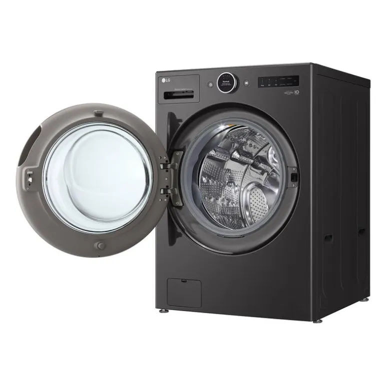 LG All-In-One Washer/Dryer, Black Stainless, 27", Front-Load - WM6998HBA