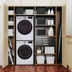 LG Compact Dryer Front-Load White 24" - DLHC1455W