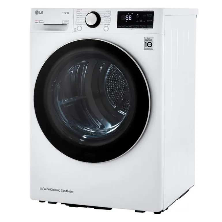 LG Compact Dryer Front-Load White 24" - DLHC1455W