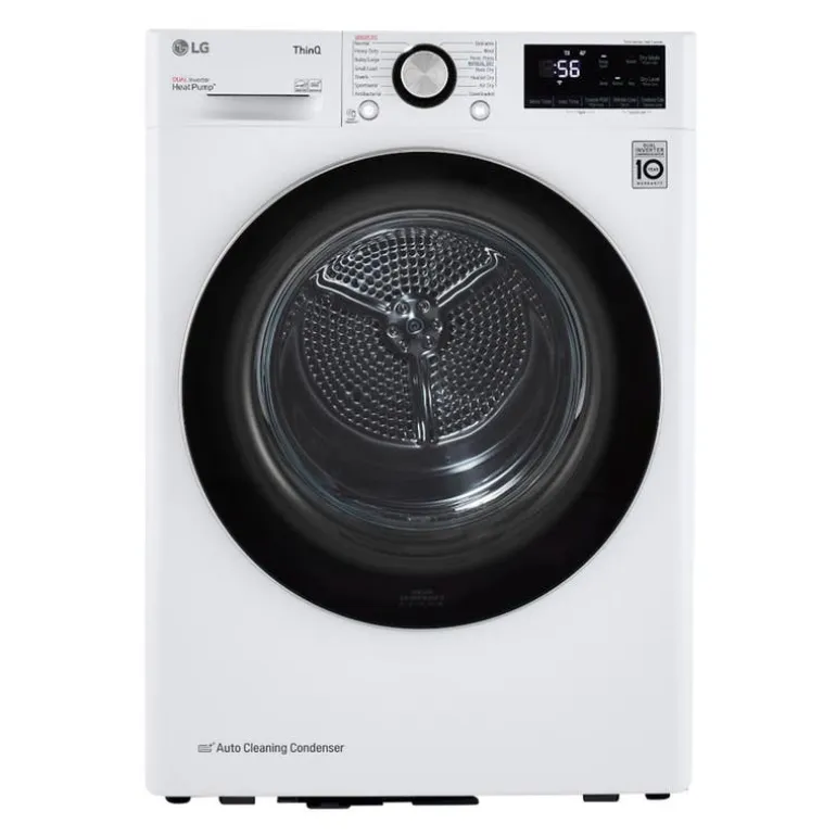 LG Compact Dryer Front-Load White 24" - DLHC1455W